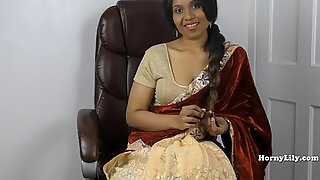 興奮した south インド人 sister in law roleplay in tamil with subs