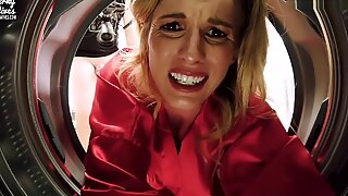 Fucking my Step Mom in the Ass while she is Stuck in the Dryer - Cory Chase