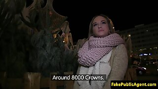 Euro babe pickedup and POV fucked for cash