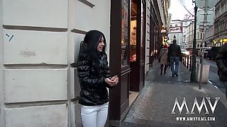 MMV FILMS Freezing German Teen tricked into warm cock
