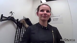 Perfect czech nympho was teased in the shopping centre and nailed in pov