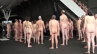 Britische Nudisten in Gruppe 2